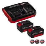 Einhell Pack carregador e baterias 2x 4,0Ah & Twincharger Kit 1 - 4512112