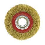Amig Escova Circular Arame Latonado, Eixo 13-16-20-22-26, 5H X 200 X 0,3 X 45 mm Mod. 34220