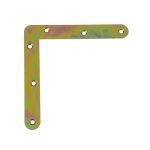 Amig Esquadro de Reforço Bicromatado Canto Redondo - 40 X 12 X 0,9 mm