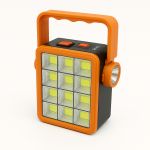 Sanda Lanterna led Recarregável Sd-5793 Laranja