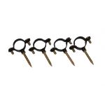 L22 4 Abracadeiras Simples Plast. C/esp 22mm - G17bra414
