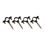 L22 4 Abracadeiras Simples Plast. C/esp 15mm - G17bra404