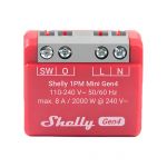 Shelly 1PM Mini Gen4 - Mini módulo interruptor para automação WiFi/Zigbee/Matter com medição de energia - S1PMMG4