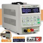 ProK Electronics Fonte de Alimentação Digital 0-30V / 0-5A C/testador Rf