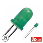 Jolight led 3MM Verde Difuso Intermitente - LL0340G-D