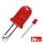 Jolight led 10MM Alto Brilho Vermelho Difuso - LL1010R-D