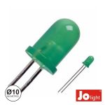 Jolight led 10MM Alto Brilho Verde Difuso - LL1010G-D