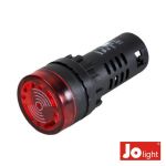 Jolight Luz Piloto Redondo de Painel 29MM 24V com Besouro Vermelho - LL9062-1