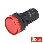 Jolight Luz Piloto Redondo de Painel 19.5MM 230V Vermelho - LL9056-1