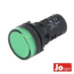 Jolight Luz Piloto Redondo de Painel 29MM 230V Verde - LL9050-4