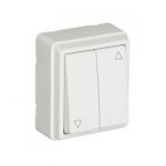 Efapel Botão Duplo de Persiana Branco - 37281 CBR