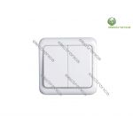 Interruptor 2 Vias de Encastrar Branco com Protecção Infantil - MI185100