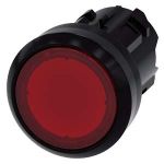 Siemens 3SU1001-0AB20-0AA0 Botão de Pressão Luminoso, Vermelho