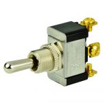 BEP SPDT Chrome Plated Toggle Switch - (ON)/OFF/(ON) - 1002004