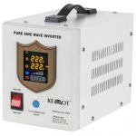 Kemot Conversor 12V -&gt; 220V 500W (onda Pura) Estabilizador Tensão C/ Função Carregamento Bateria (branco) - URZ3405