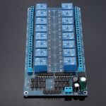 Satkit Kit 16 Relés 16-Canais 12V para Arduino[Compatível Arduino]