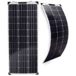 Painel Fotovoltaico Silicio Monocristalino 100W / 12V (Flexível) - FLEX-100-33MF
