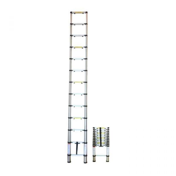 Escada Alumínio 12 Degraus Telescópica 3,80m Werku WK700150