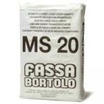 Fassa Bortolo Reboco para Arear à Base de Cal e Cimento Interior Ms 20 Cinza 25 kg
