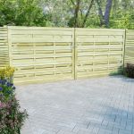 Portão de Jardim 2 Peças 150x125 cm Pinho Impregnado Verde - 45322