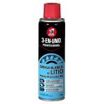 3-EN-UNO Profesional Lubricante Transparente Grasa Blanca de Litio En Spray, 250 ml