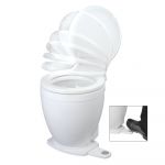 Jabsco Jabsco Lite Flush Electric 12V Toilet w/Footswitch - 58500-0012