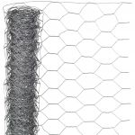 Nature Rede de Arame Hexagonal 0,5x10 m 25 mm Aço Galvanizado - 419769