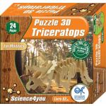 Science4You Puzzle 3D Triceratops 17 Peças