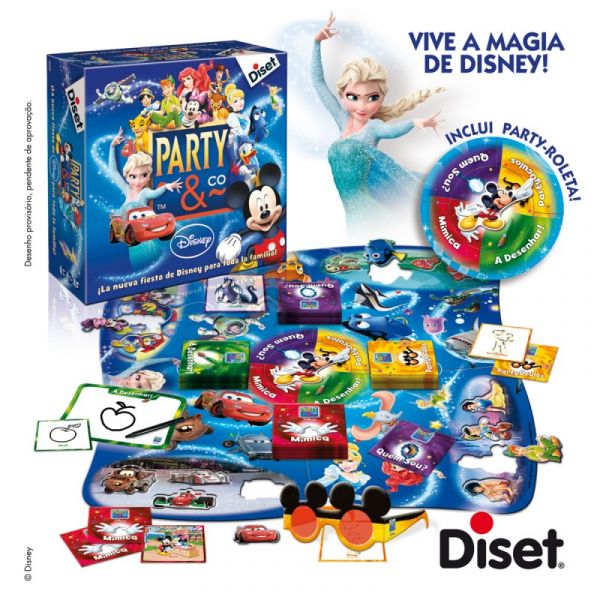 Transparant kleinhandel Weggelaten Party & Co Disney Lite Jogo Tabuleiro | Kuantokusta