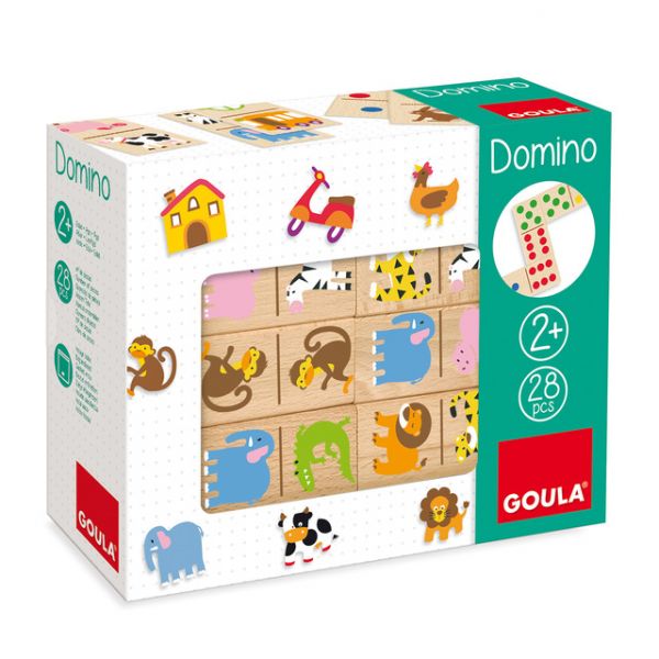 Jogo Dominó Animais - 28 peças - Algazarra - Kits e Gifts