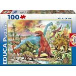 Educa Puzzle 100 Peças - Dinossauros - 13179