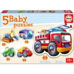 Educa 5 Baby Puzzles - Veículos - 14866