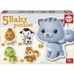Educa 5 Baby Puzzles - Animais - 13473