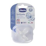 Chicco Chupeta Physio Soft Silicone 6-12m Clear