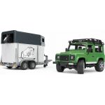 Bruder Land Rover Defender Station Wagon com reboque + cavalo - 02592