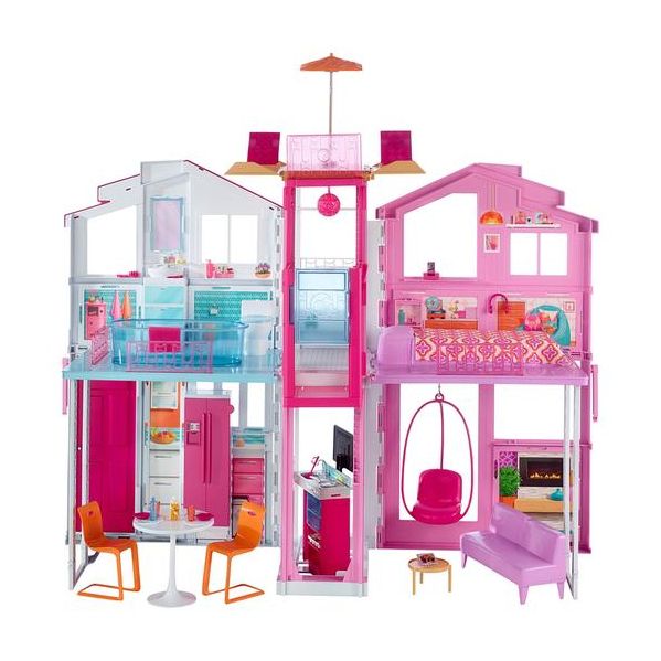 Playset - Barbie - Casa dos Sonhos com Elevador - Mattel - Lista