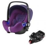 Britax Römer Cadeira Auto Baby Safe i-Size 0+ Mineral Purple + Base Isofix Flex