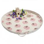 3 Sprouts Tapete/Saco Brinquedos Elefantes