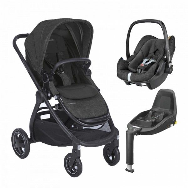 Bebe Confort Conjunto Duo Adorra Pebble Plus Black Base 2wayfix Kuantokusta