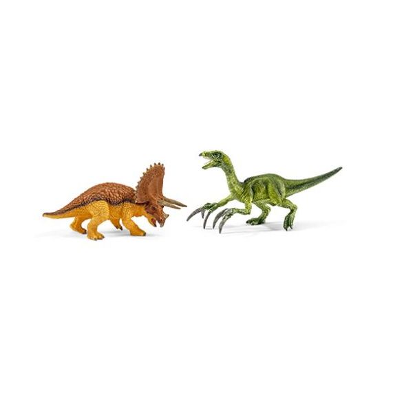 Schleich Dinosaurs Triceratops E Therizinosaurus Compara Pre Os