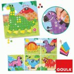 Goula Jogo Educativo Dino Stickers Foam 53165