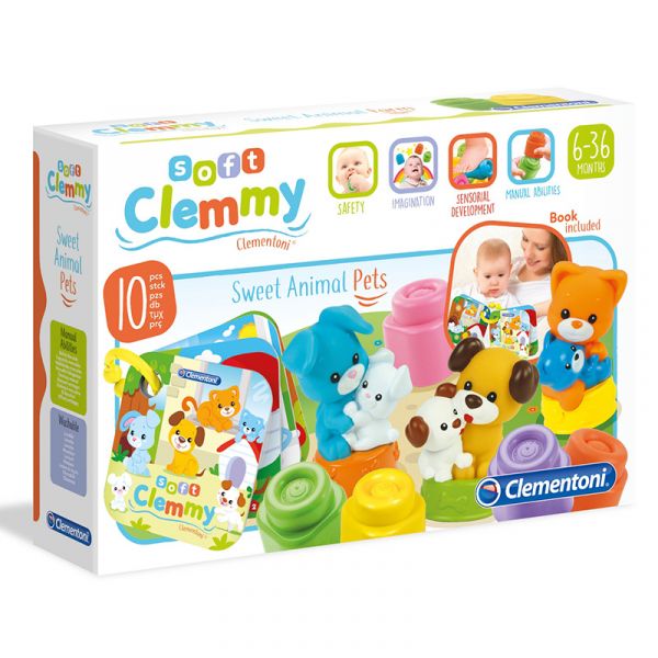 JOGO CLEMENTONI SOFT CLEMMY - ANIMAIS FOFINHOS 17849