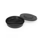 Twistshake Prato Dividido +6m Preto