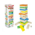 Play & Learn - Torre de Blocos Coloridos em Madeira - 43620