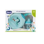 Chicco Conjunto de Papa Let's Get Started Set 6m+ Blue