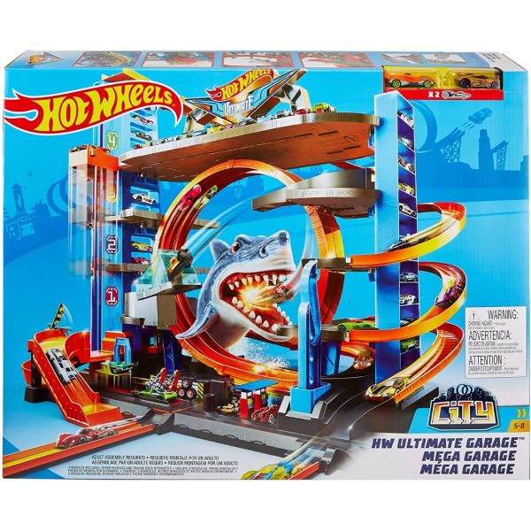 Pista hot wheels city garagem