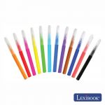 Lexibook 12 Recargas P/aérografo Color Spray Infantil