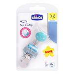 Chicco Chupeta Physio Micro + Clip Azul 0-2M