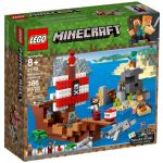 LEGO Minecraft Aventura do Barco Pirata - 21152