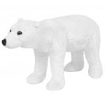 Brinquedo de Montar Urso Polar Peluche Branco XXL